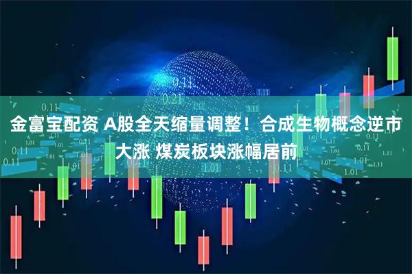 金富宝配资 A股全天缩量调整！合成生物概念逆市大涨 煤炭板块涨幅居前